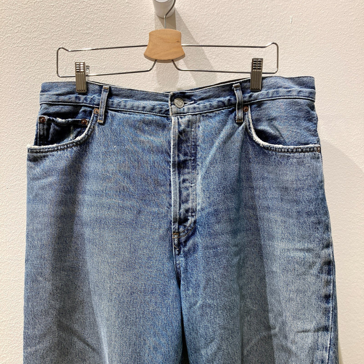 AgoldE 90's Pinch Distressed High Rise Straight Leg Jeans - Size 34 - 715ES
