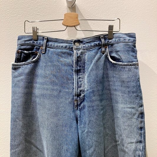 AgoldE 90's Pinch Distressed High Rise Straight Leg Jeans - Size 34 - 715ES
