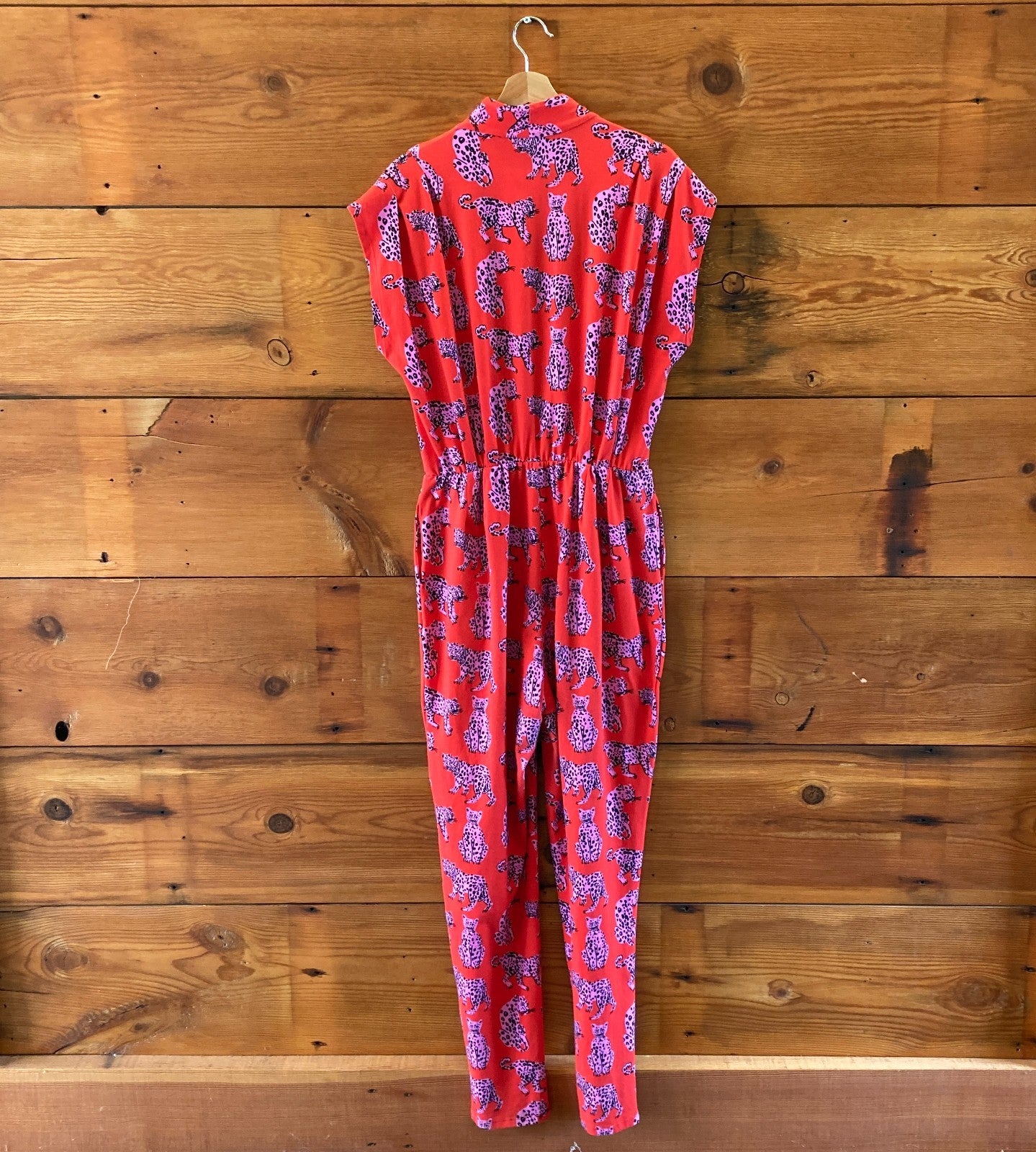 Nooworks Pink Micotti Cat Sleeveless Knit Magic Suit Jumpsuit - Size 2X - 0430RM