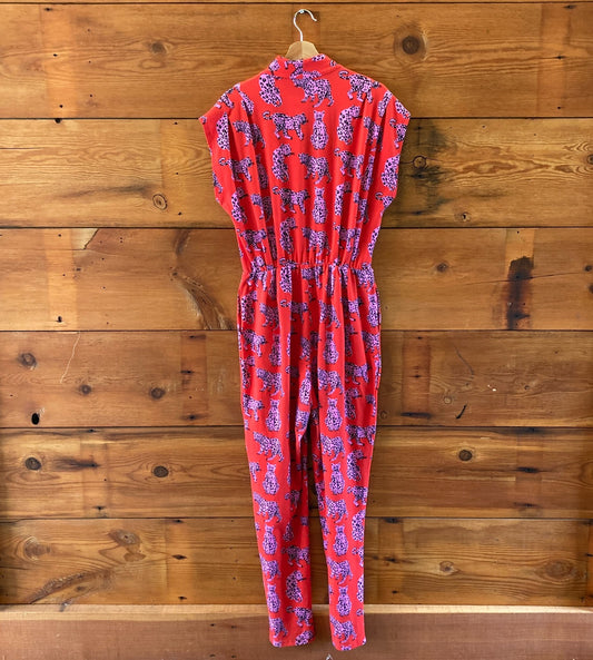 Nooworks Pink Micotti Cat Sleeveless Knit Magic Suit Jumpsuit - Size 2X - 0430RM