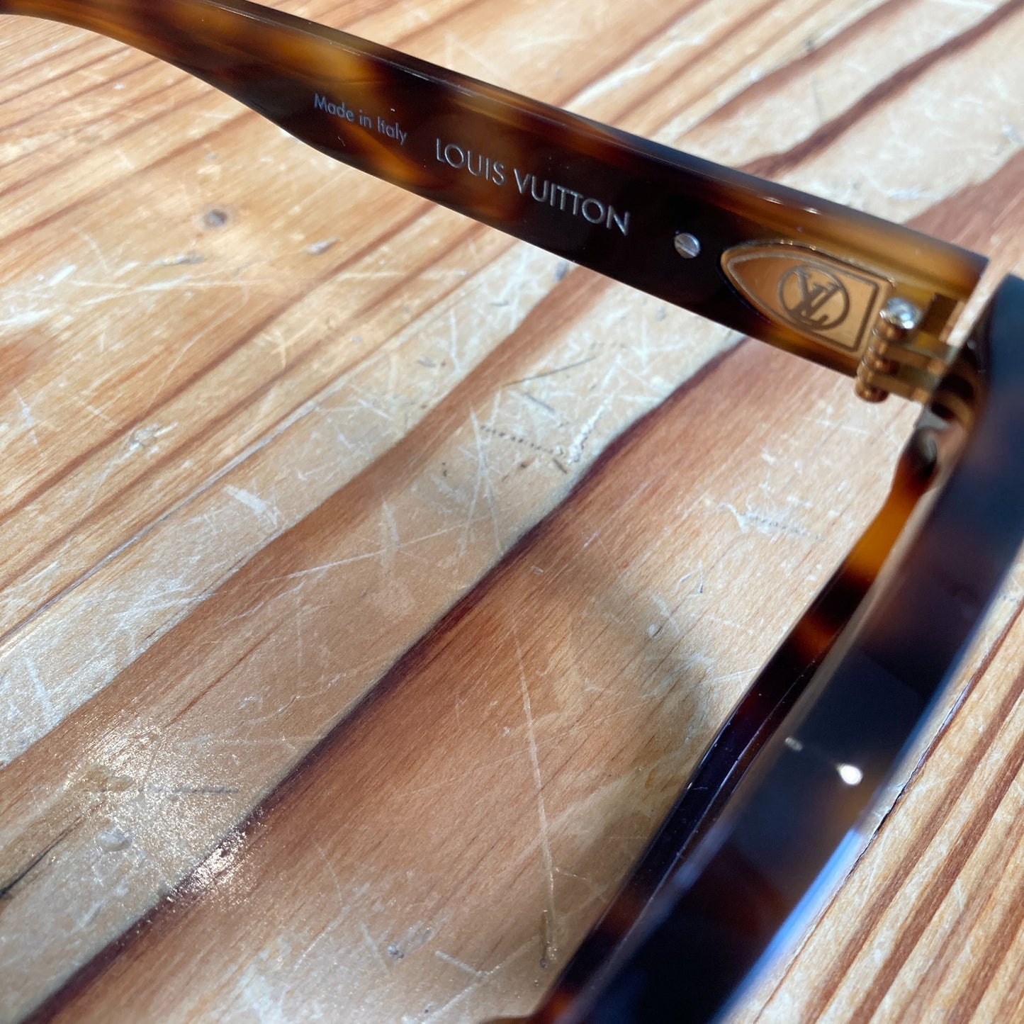 Louis Vuitton $550 My Monogram Z1524W Square Sunglasses w/ Case + Box 0218SO