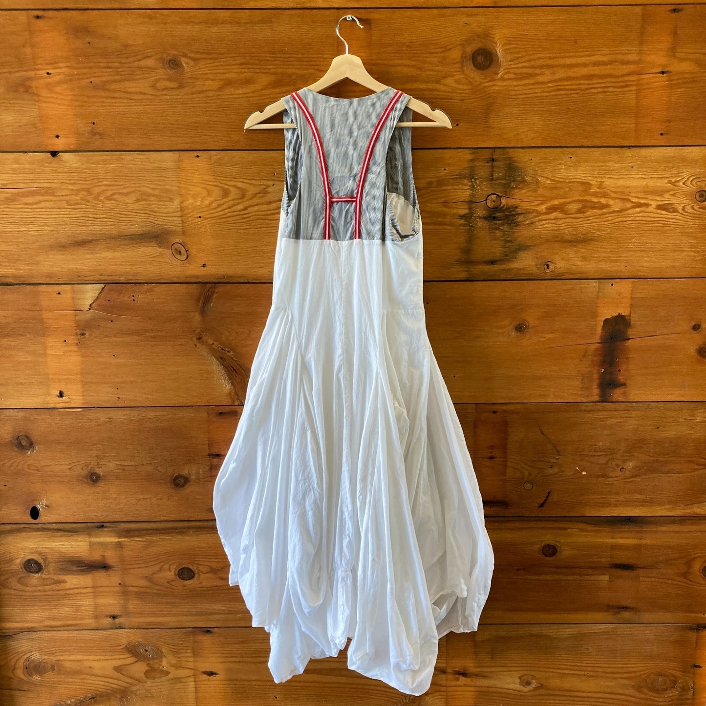 Deux Mille Vingt Six 2026 White Avant Garde Maxi Dress - Size 3 / L - 0812LD