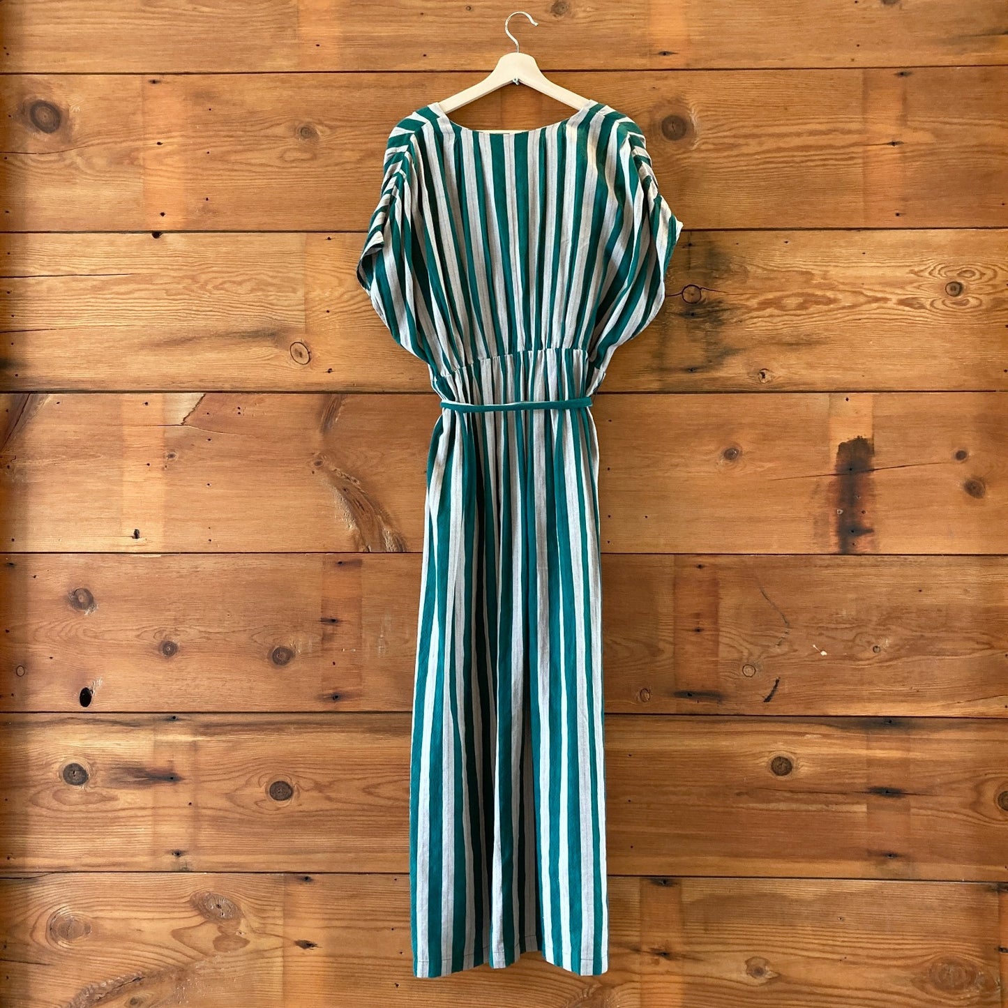 Ace & Jig $395 Martinique Striped Fete Short Sleeve Maxi Dress - Size L - 1020HB