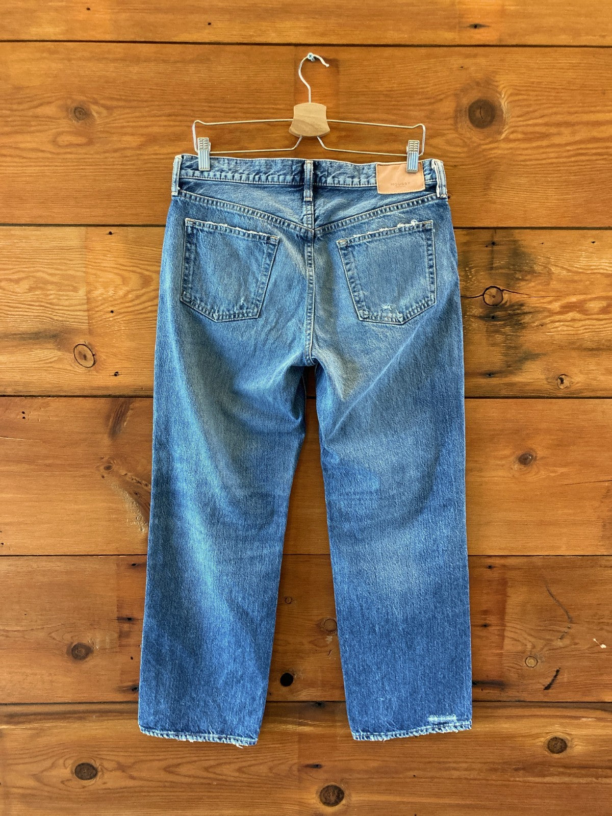 Moussy Japan Made Button Fly Saab Vintage Straight Leg Jeans - Size 29 - 4427SC