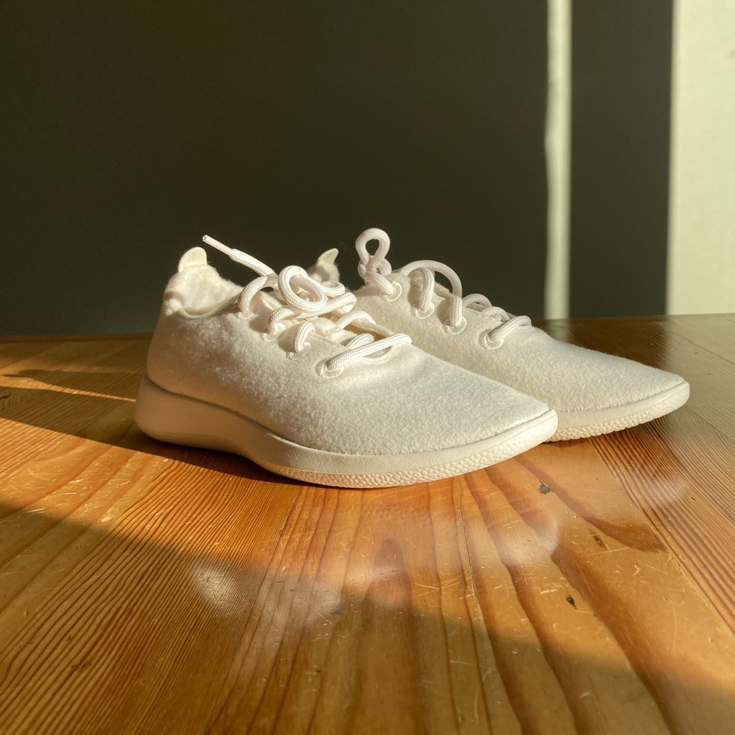 8 - AllBirds Cream Natural White Wool Runners Womens Shoes NEW w/ Box 0110IC