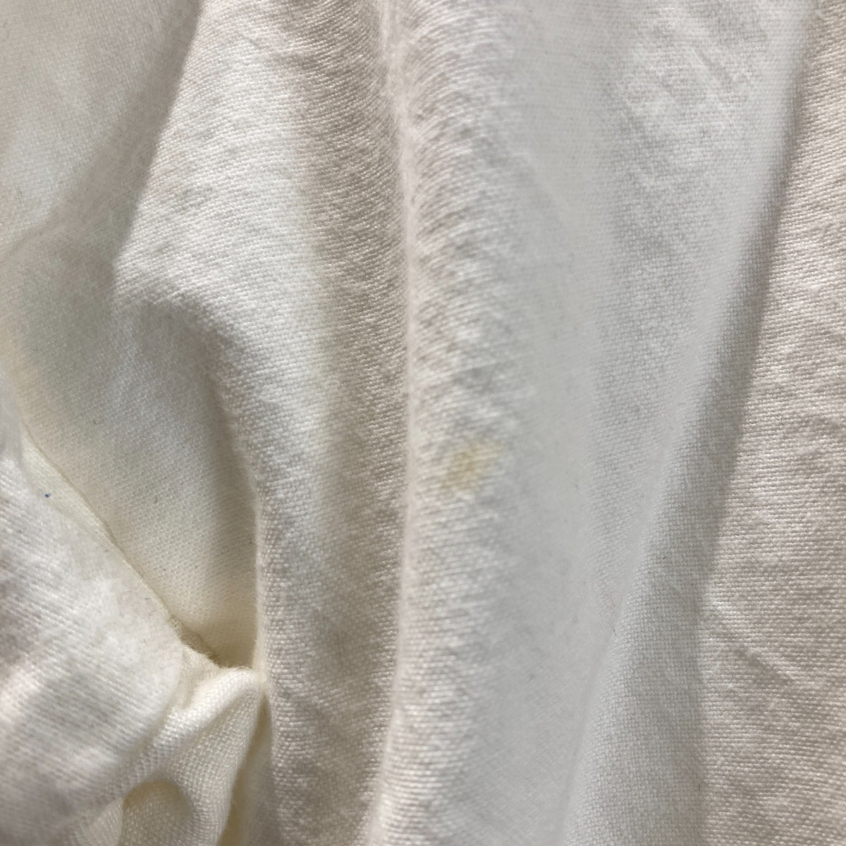 Fant $300 Ivory White Cotton Raw Edge Pullover Shirt Top - Size 1 / S - 1217MA
