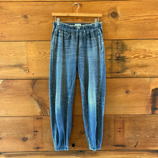 Rag & Bone Faux Denim Miramar Stretch Waist Jogger Jeans - Size S - 0224TP