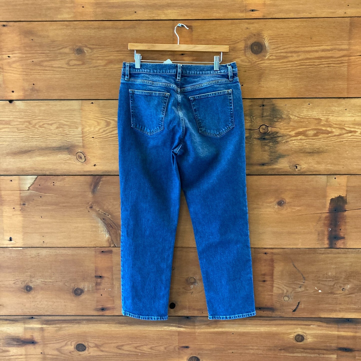 Frame Dark Nebula Wash The Borrowed Straight Leg Jeans - Size 30 - 4427SC