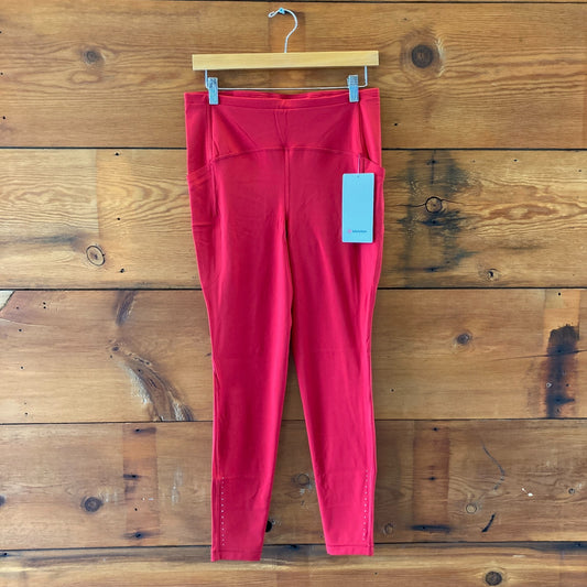 10 - Lululemon Dark Red NEW Swift Speed High Rise Tight 28" Legging Pants 0306CH