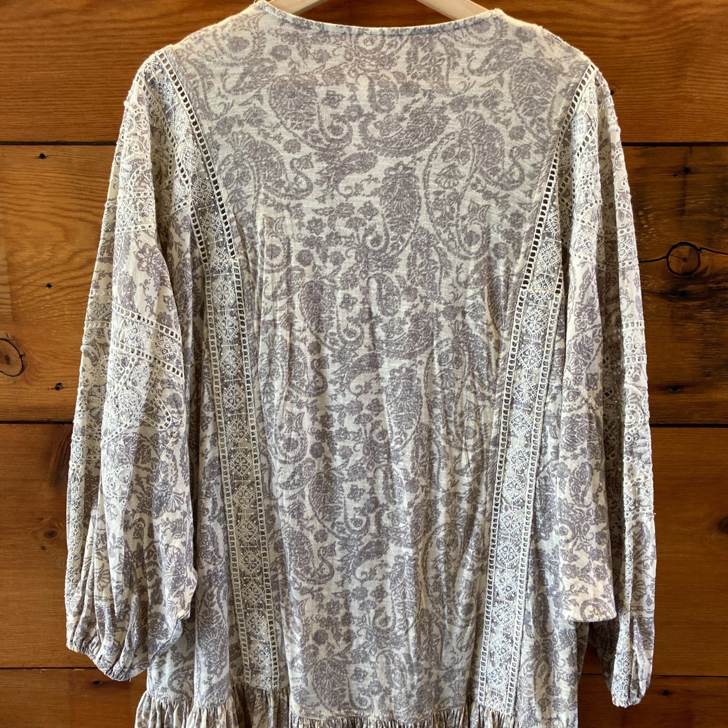 Free People $148 Tan Patterned Oversized Knit Dress - Size XS - NEW - 1122CT