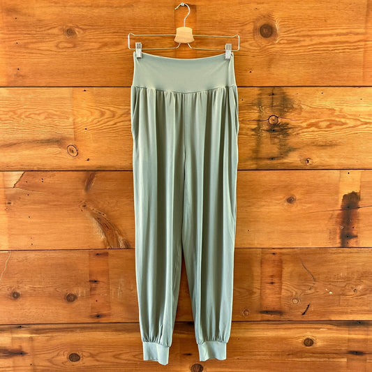 Lululemon Willow Leaf Green Rulu Drapey High Rise Yoga Pants - Size S - 0209SB