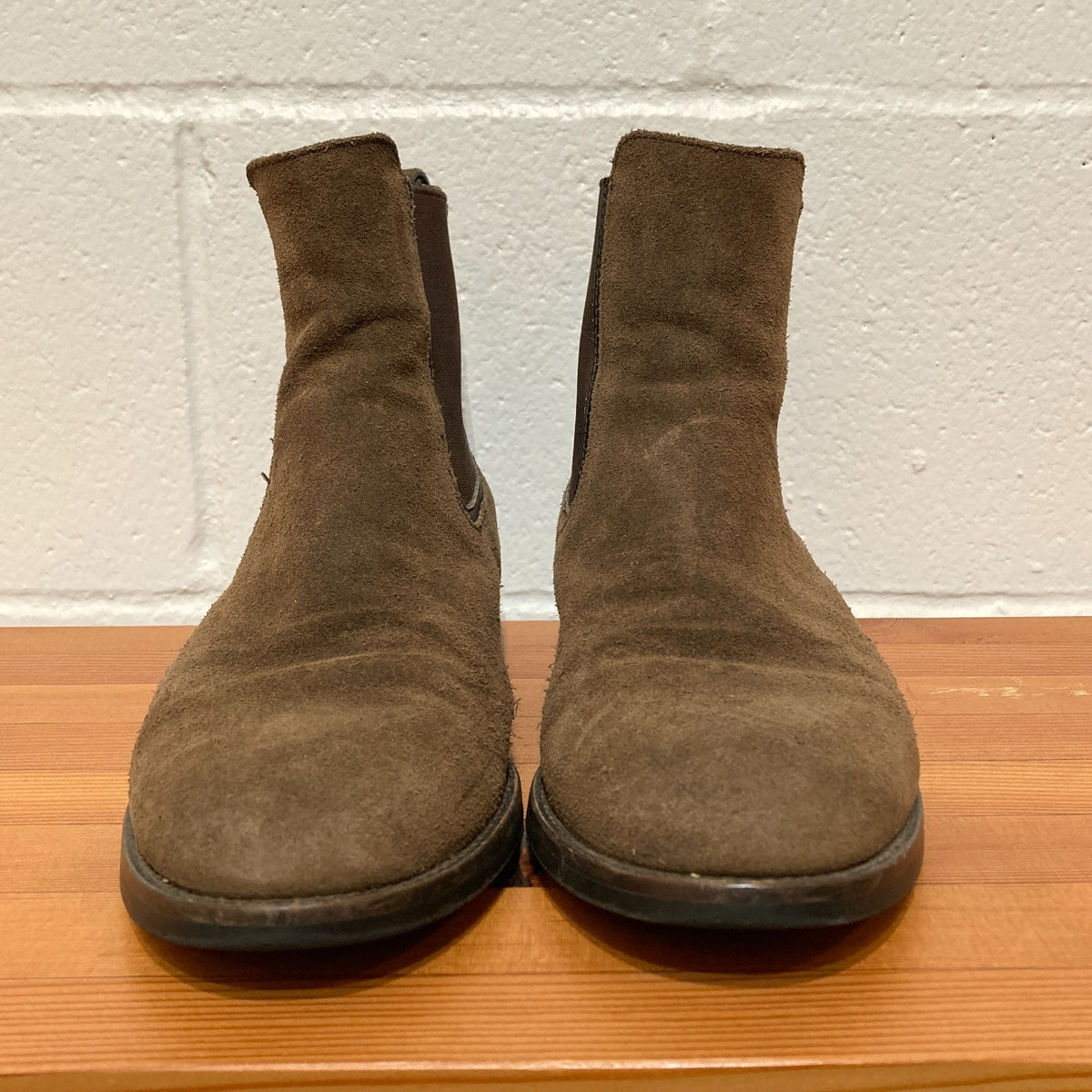 Thursday Boot Co. Brown Suede Leather Chelsea Ankle Boots - Size 9.5 - 1103ES