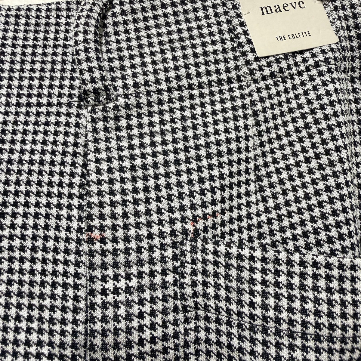 Maeve Anthropologie Houndstooth Pattern Colette Pants - Size 29 - NEW - 0715DP