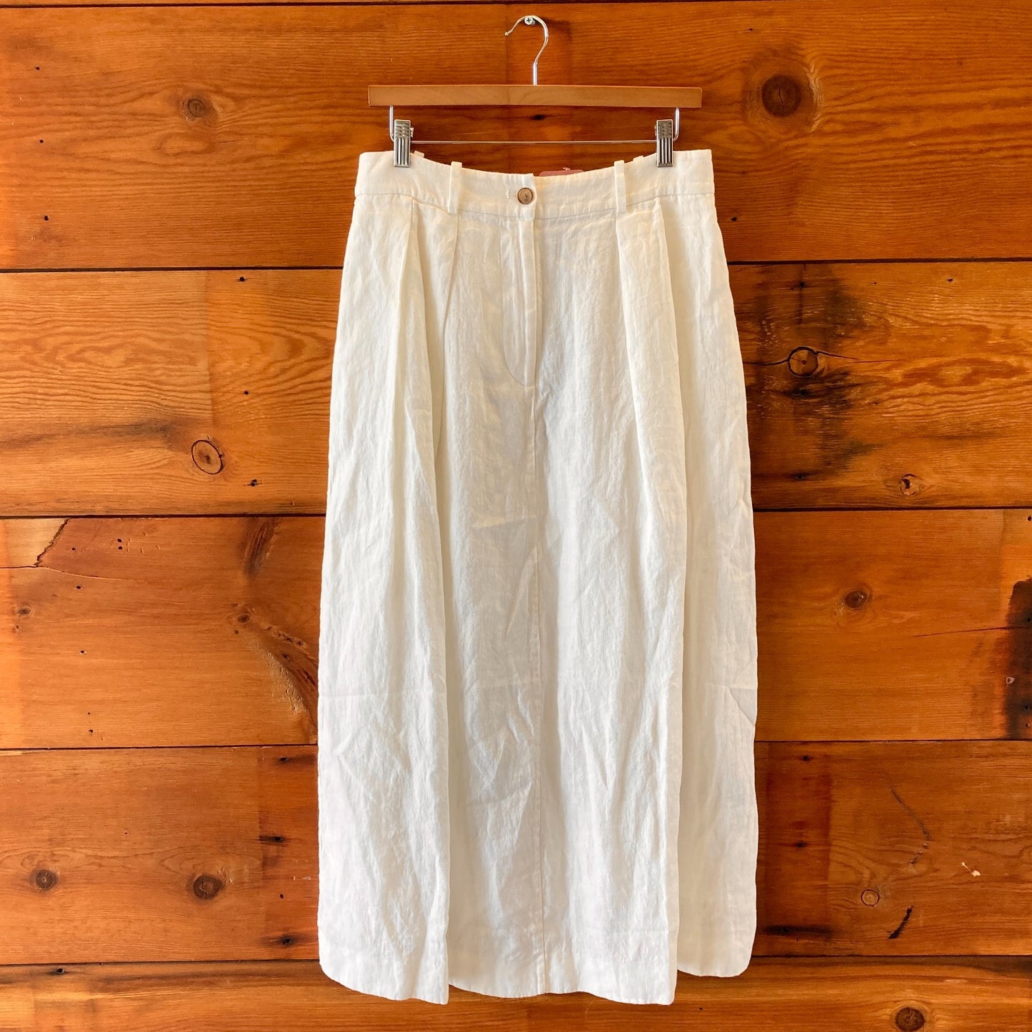 M - Jenni Kayne Ivory White NEW Annabel Skirt 0415AU