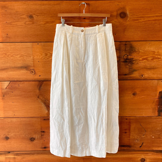 M - Jenni Kayne Ivory White NEW Annabel Skirt 0415AU