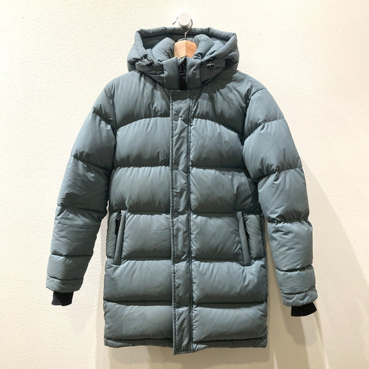 TNA Aritzia $325 Elegant Charcoal Super Puff Mid Down Coat - Size XXXS - 0915LS