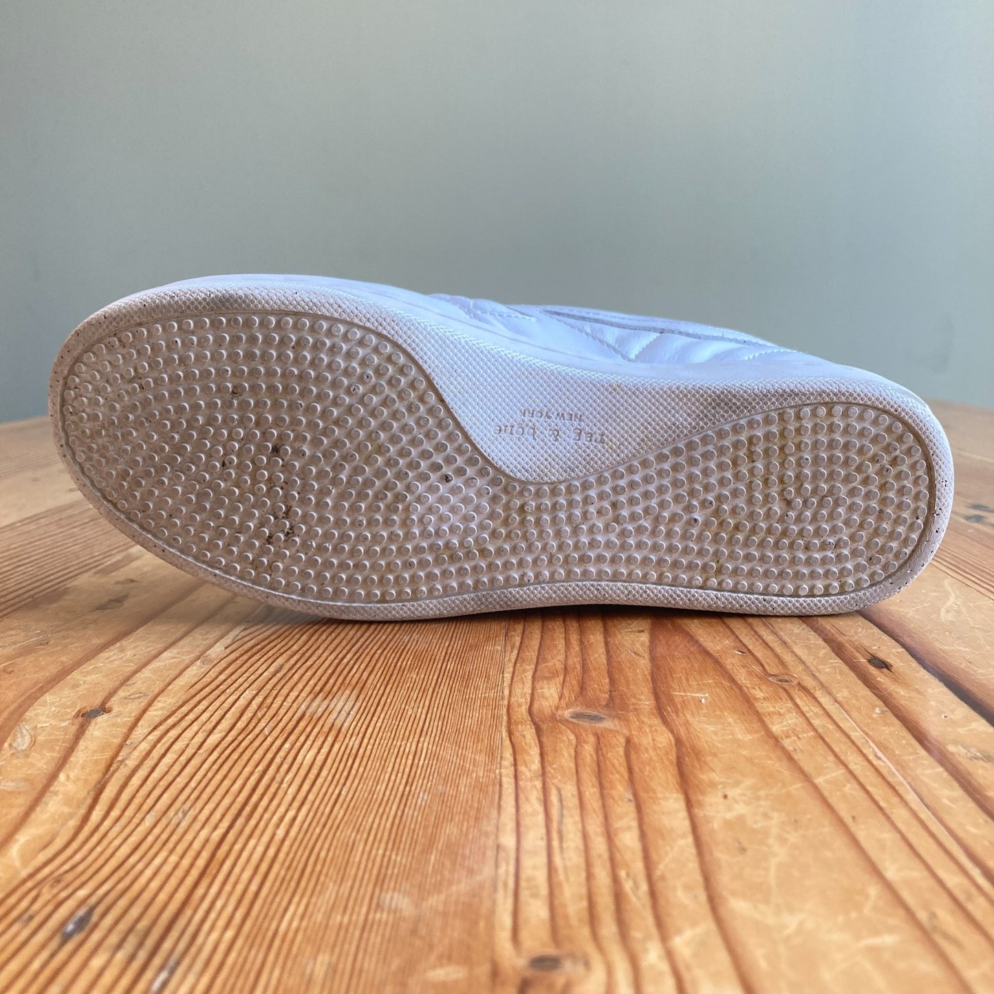 Rag & Bone White Leather Retro Court Sneakers Shoes - Size 39 / 8.5 - 1107KK