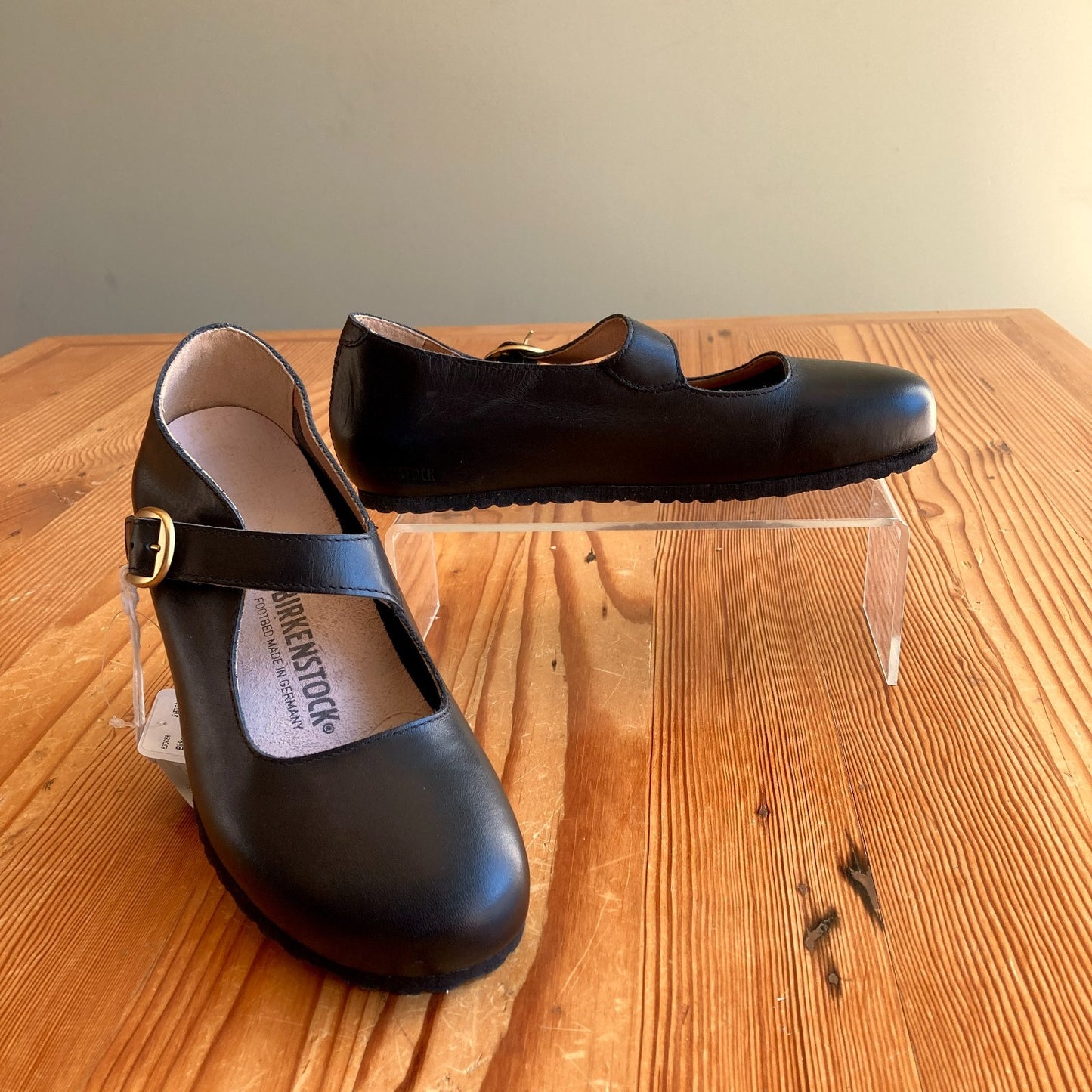 Birkenstock Black Leather NEW Tracy Mary Jane Shoes - Size 39 / 8.5-9 - 0721DK