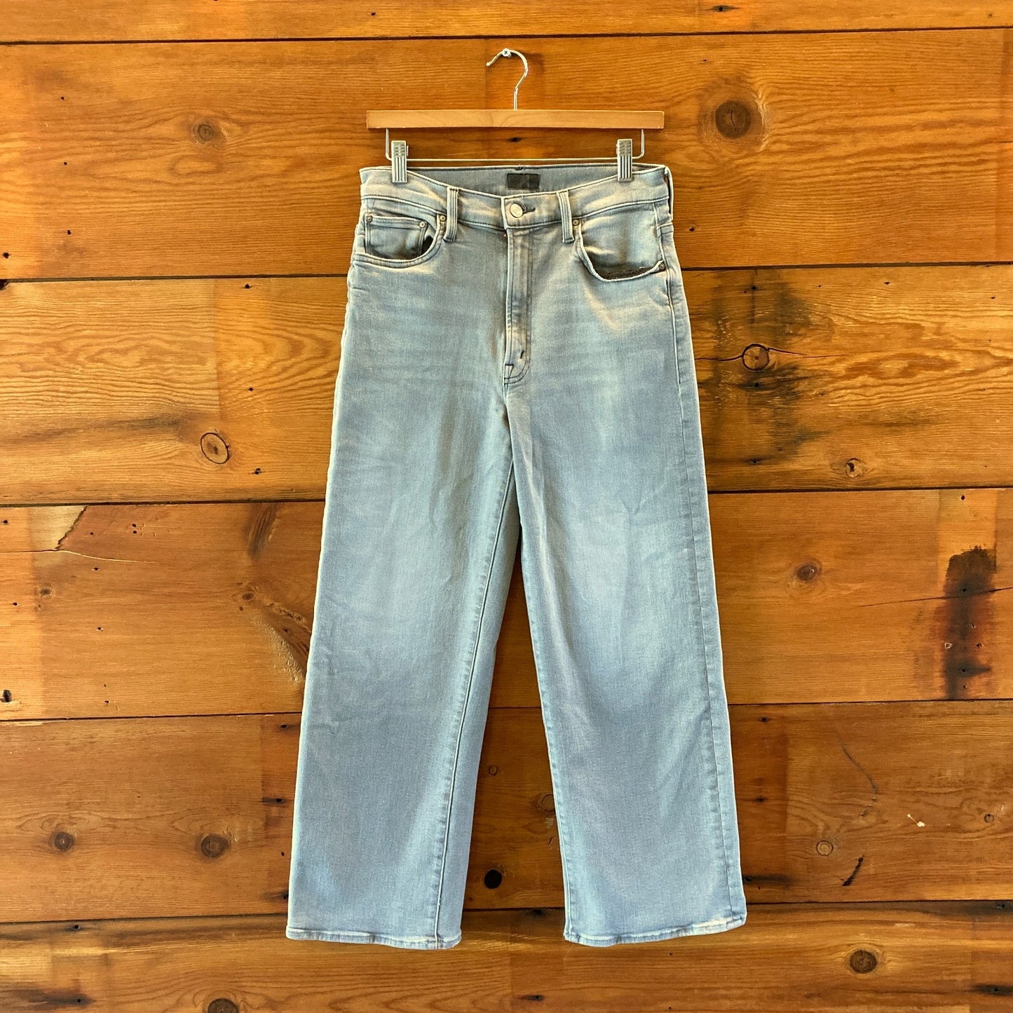 Mother Gray Noted Wash The Dodger Flood Jeans - Size 26 - 1002MG