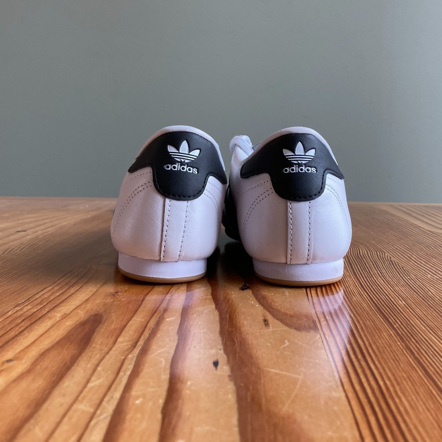 8 - Adidas White Black Gum Sole Taekwondo Lace Originals Shoes NEW JS1194 0316CK