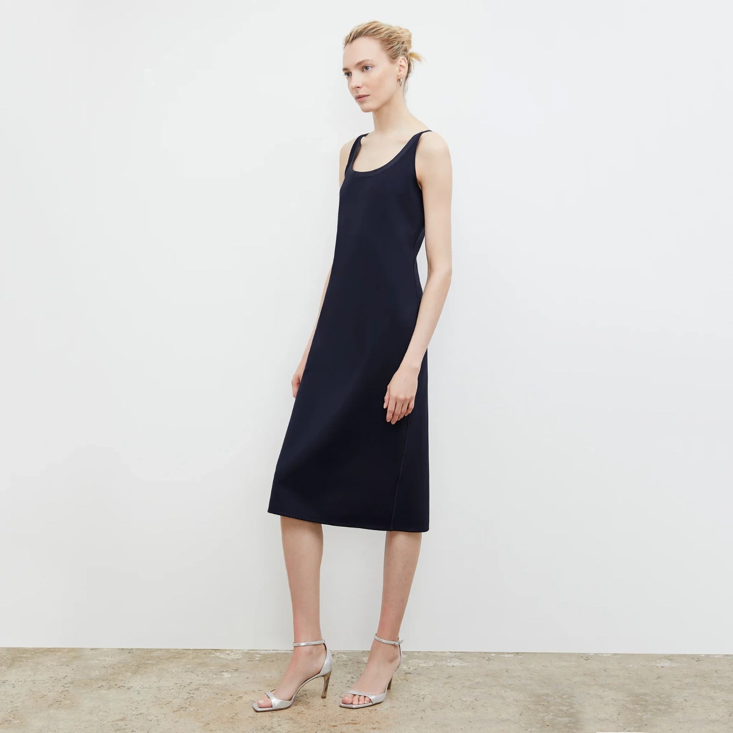 M - M.M. Lafleur Space Blue NEW Elsa 1.0 Sleeveless Dress 0416JW