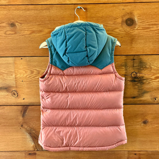 Patagonia Blue Orange Color Block NEW Bivy Hooded Womens Vest - Size S - 0511VS