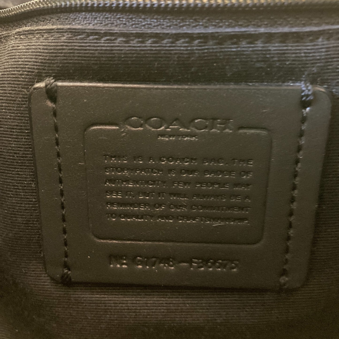 Coach Black Leather Small Kelsey Satchel Bag Purse - 0926RE