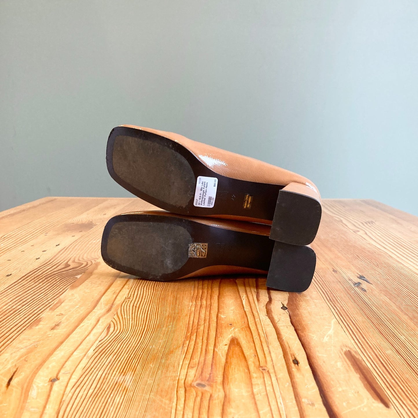 42 / 10.5-11 - Bibi Lou Anthropologie Patent Leather Pumps Heels Shoes 0530JF