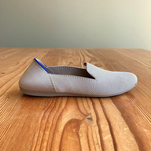 Rothy's Neutral Linen Double Stitch Slip On The Loafer Shoes - Size 7 - 0512MF
