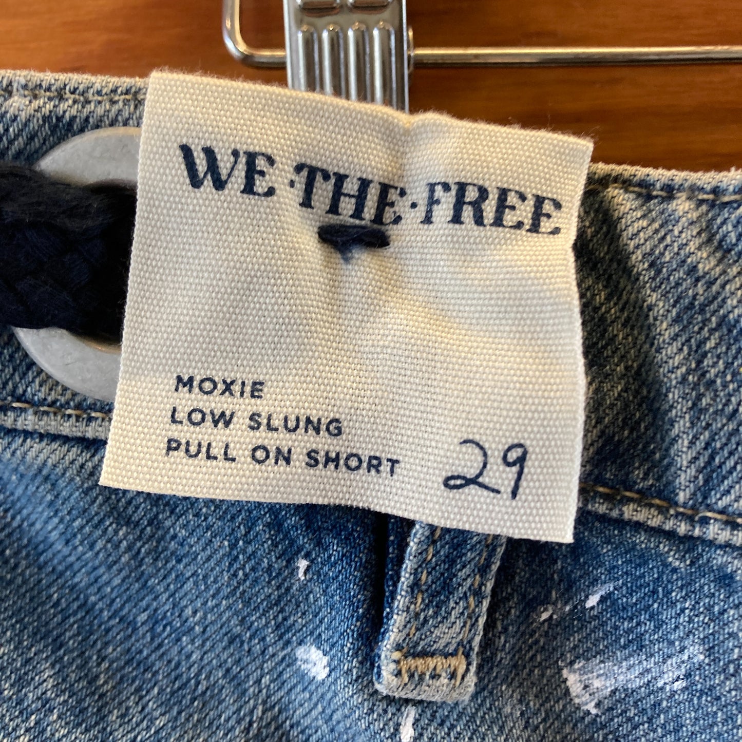We the Free by Free People Moxie NEW Low Slung Pull On Shorts - Size 29 - 1117DB