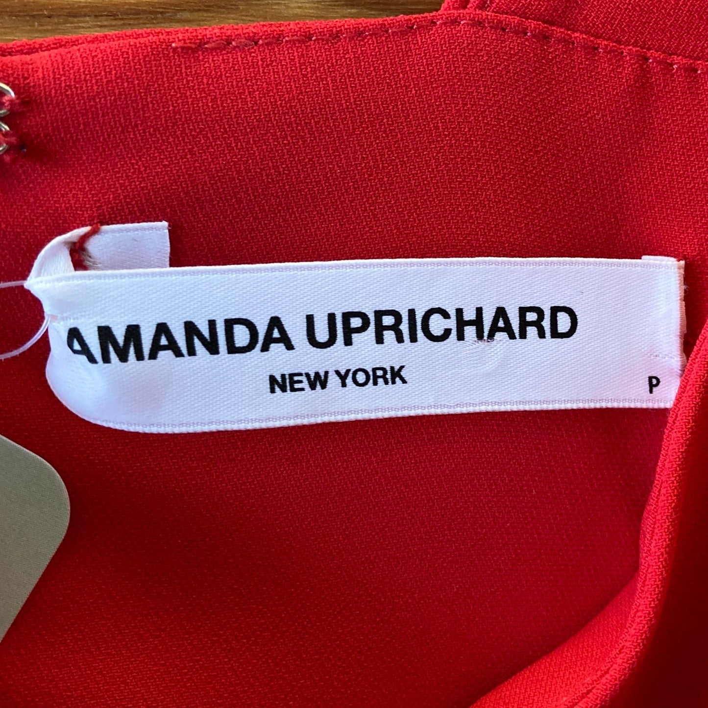 Amanda Uprichard Red V-Neck Mini Slit Front Dress - Size P / XS - 1112MH