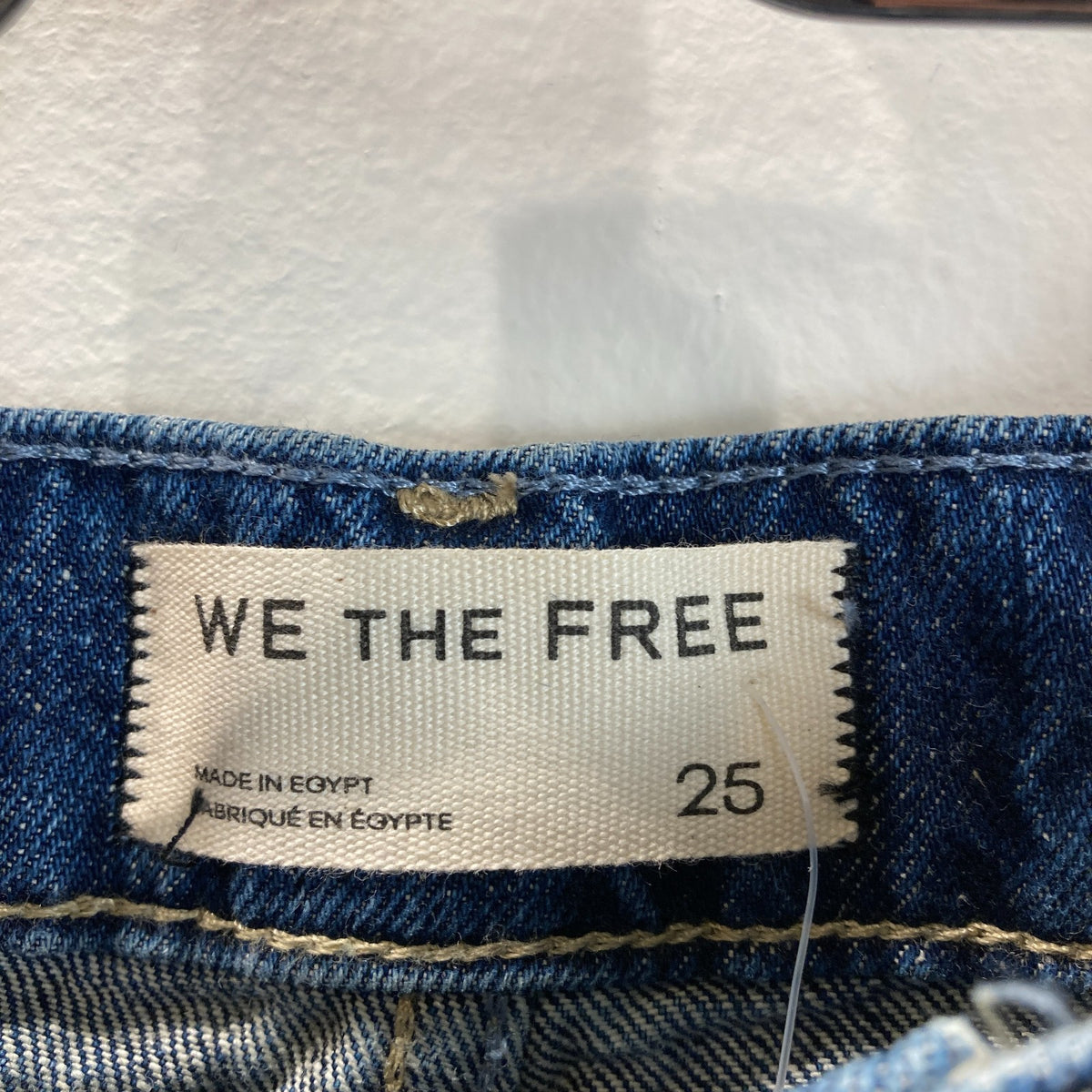 We the Free by Free People NEW Luna Mid Rise Straight Jeans - Size 25 - 1111ES