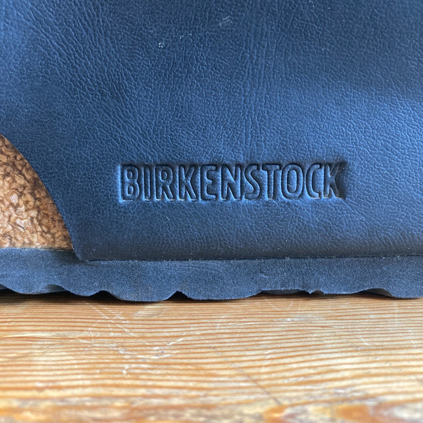 Birkenstock Black Leather Milano Two Strap Slingback Sandals - Sz 37 / 7- 1201AS