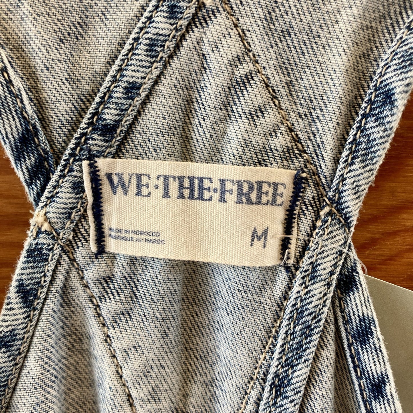 We The Free by Free People Ziggy Denim Overalls - Size M - 0523MB