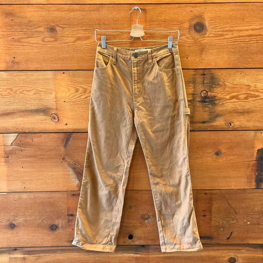 Lykke Wullf Honey Brown Straight Leg Womens Utility Pants - Size 2 - 0312IG