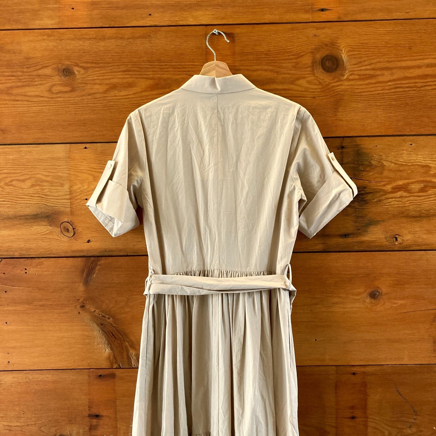 Antonelli Firenze $725 Khaki Tan Margherita Maxi Dress - Size 44 / M - 4427SC
