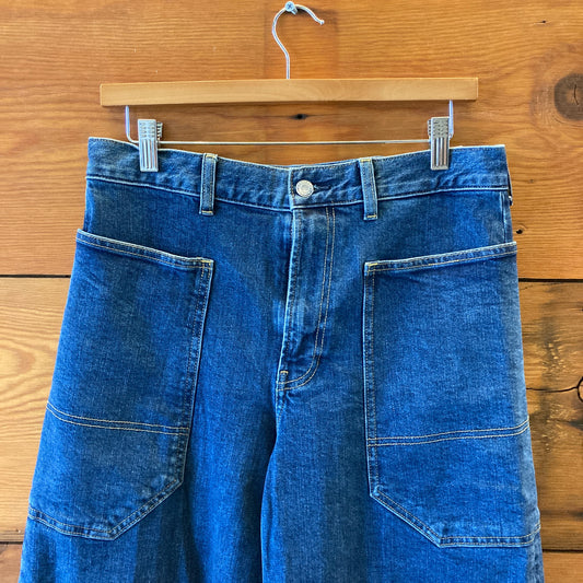 Everlane Indigo Blue Way-High Gardener Cropped Jeans - Size 29 - 1105AR