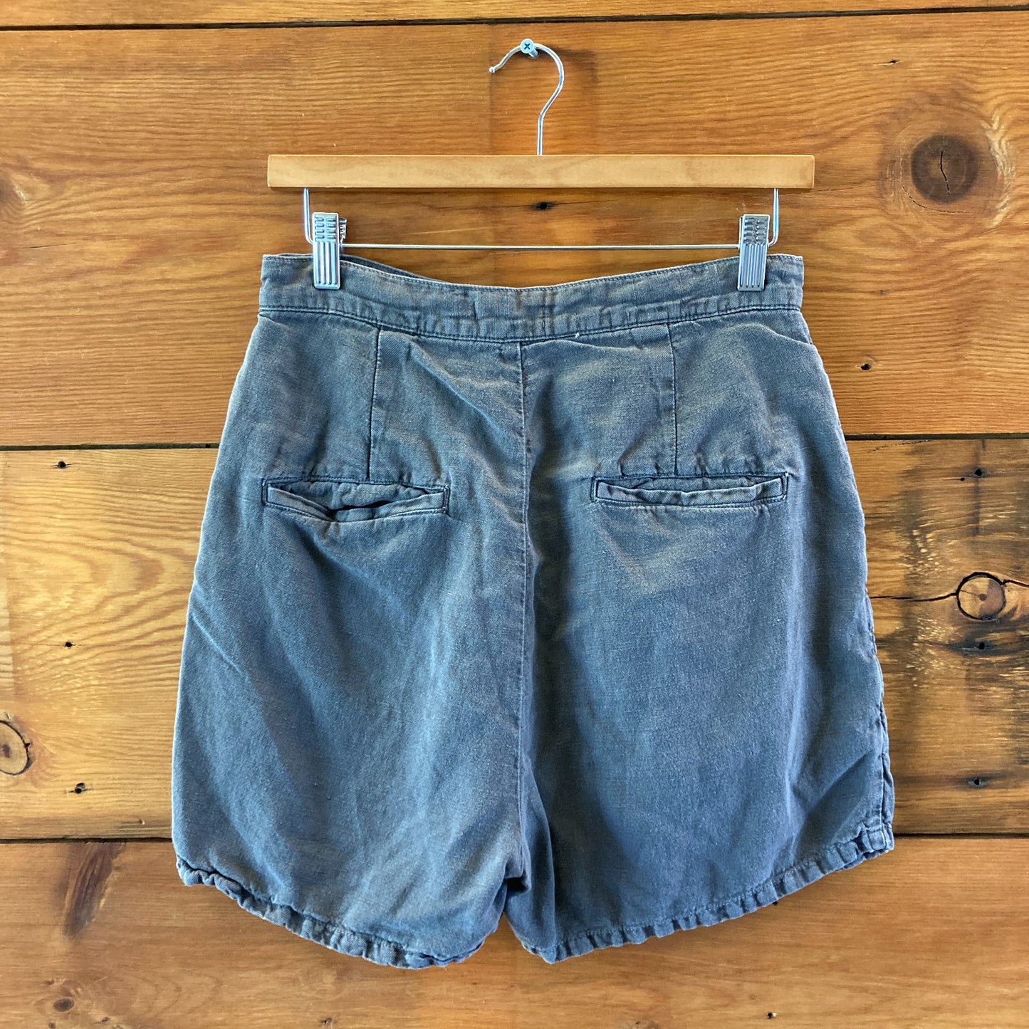 Rudy Jude Gray High Rise Organic Cotton Womens Adult Shorts - Size M - 0910CC