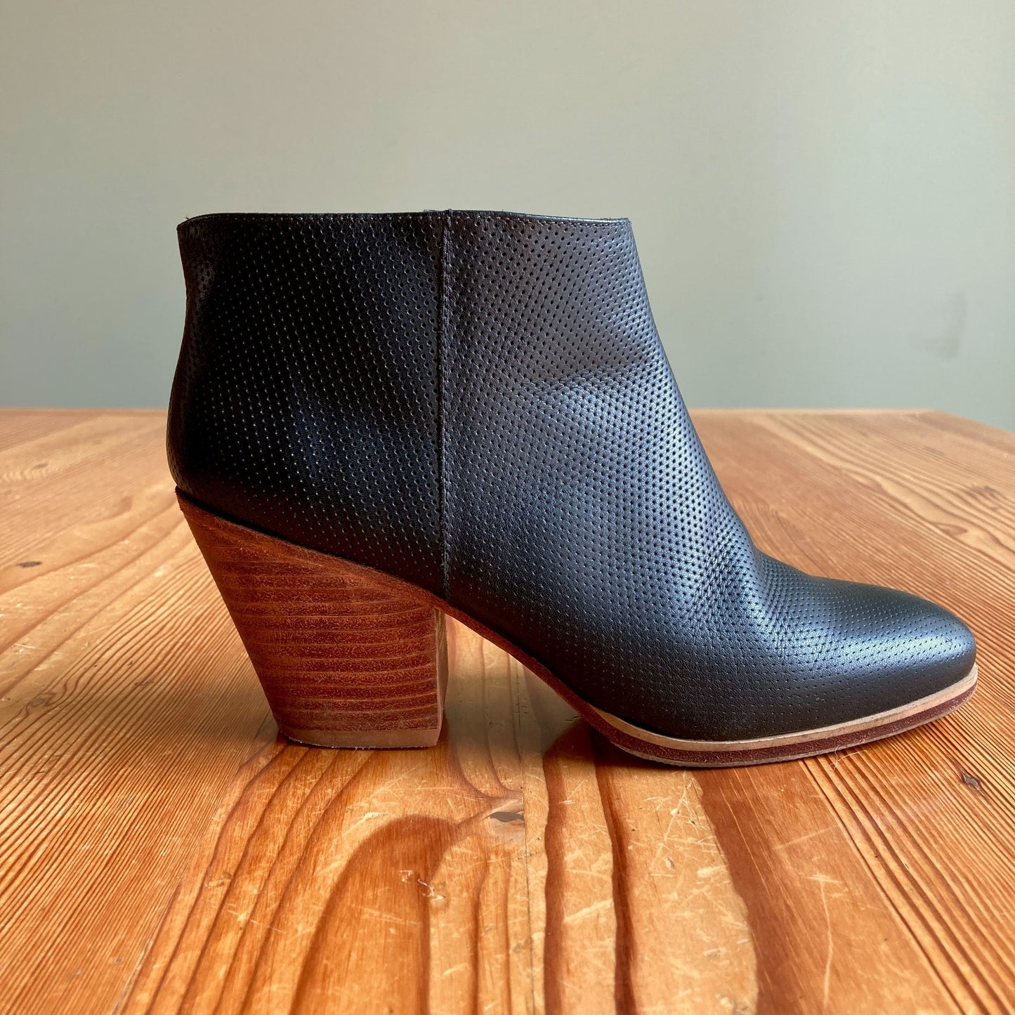 Rachel Comey Black Leather Mars Ankle Boots Booties - Size 7 - 0813CP
