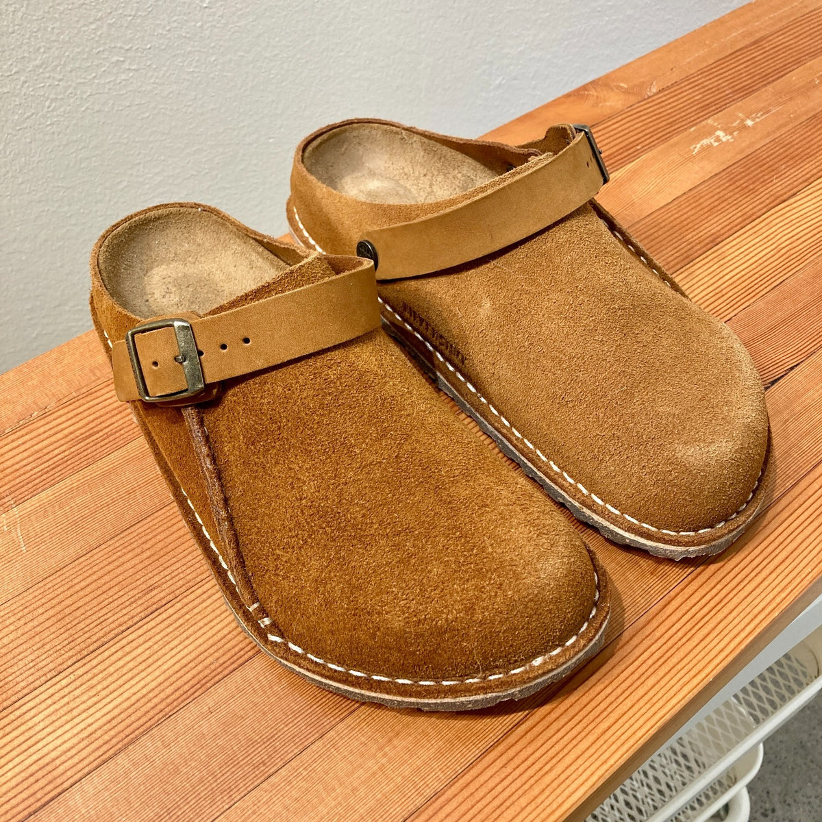 Birkenstock Mink Brown Lutry Premium Suede Shoes NEW w/ Box - Size 8 - 0314GM