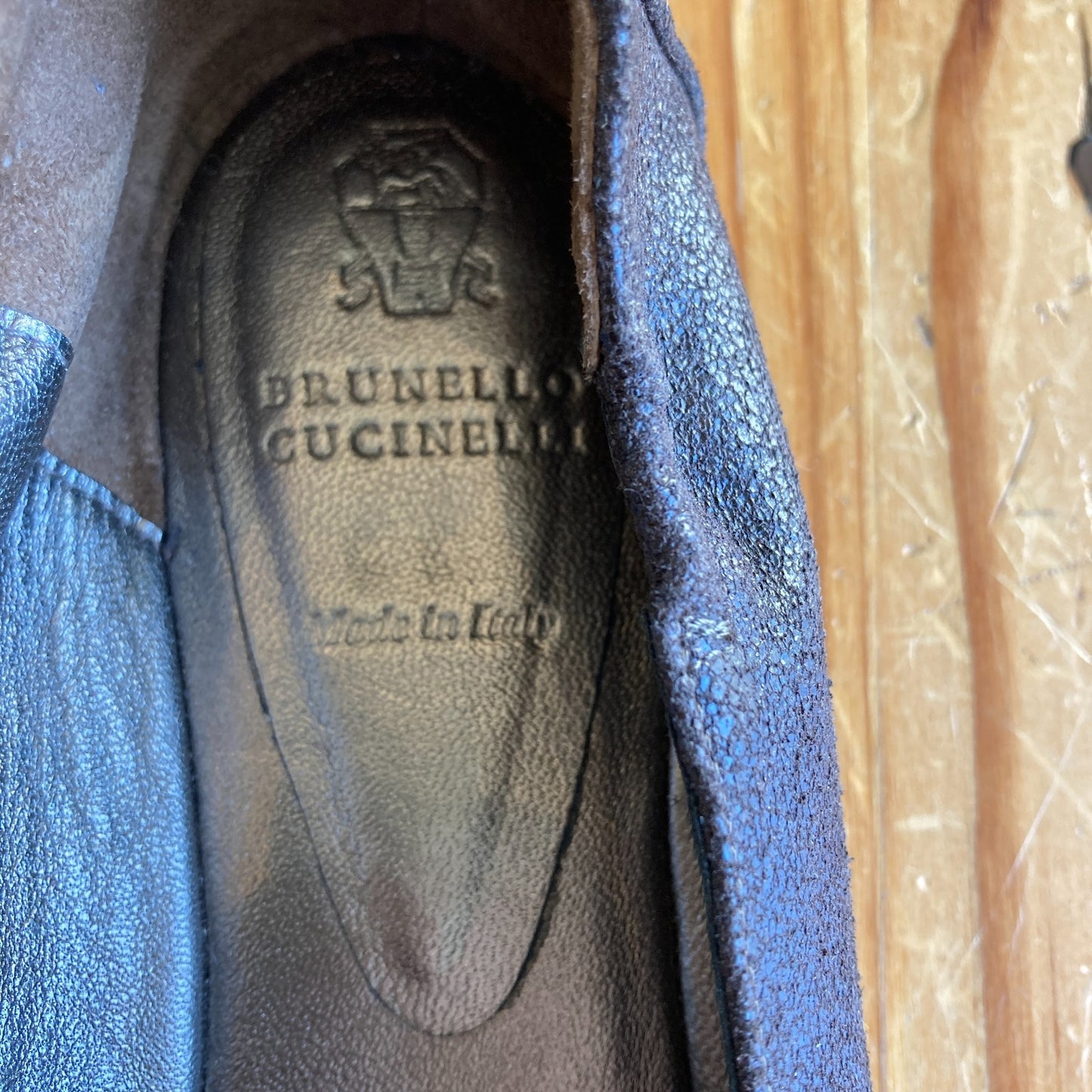Brunello Cucinelli Brown Leather Loafers Shoes - Size 38.5 / 8.5 - 1217RM