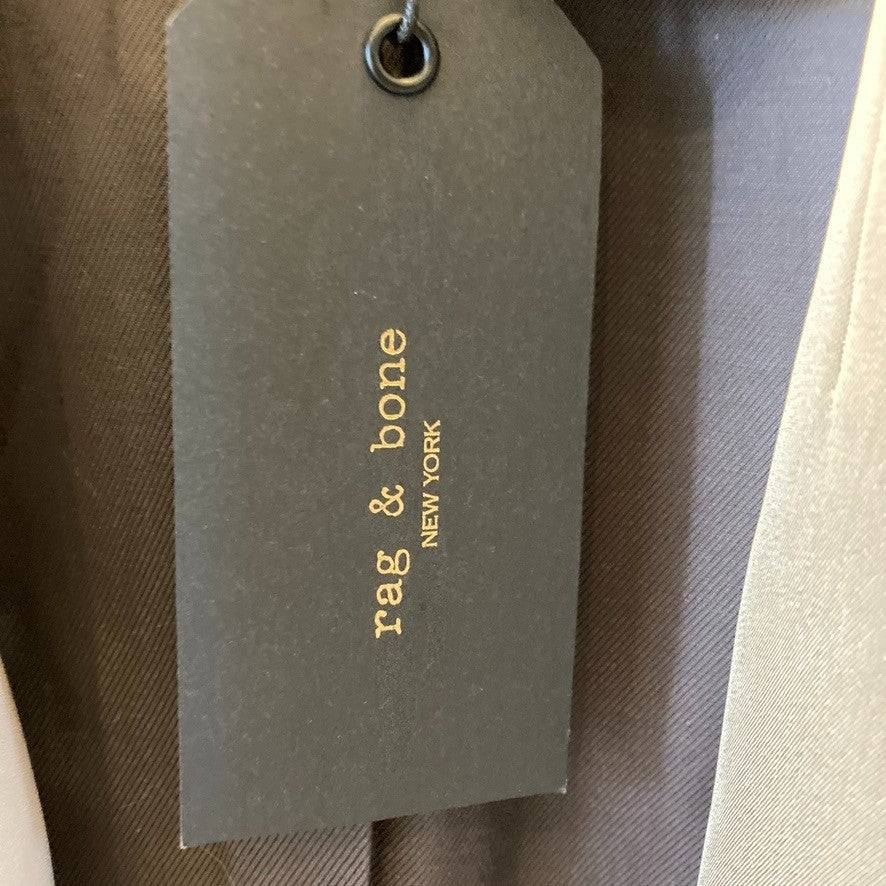 Rag & Bone $595 Clay Belted Button Up Blazer Jacket - Size 4 - NEW - 1011SC