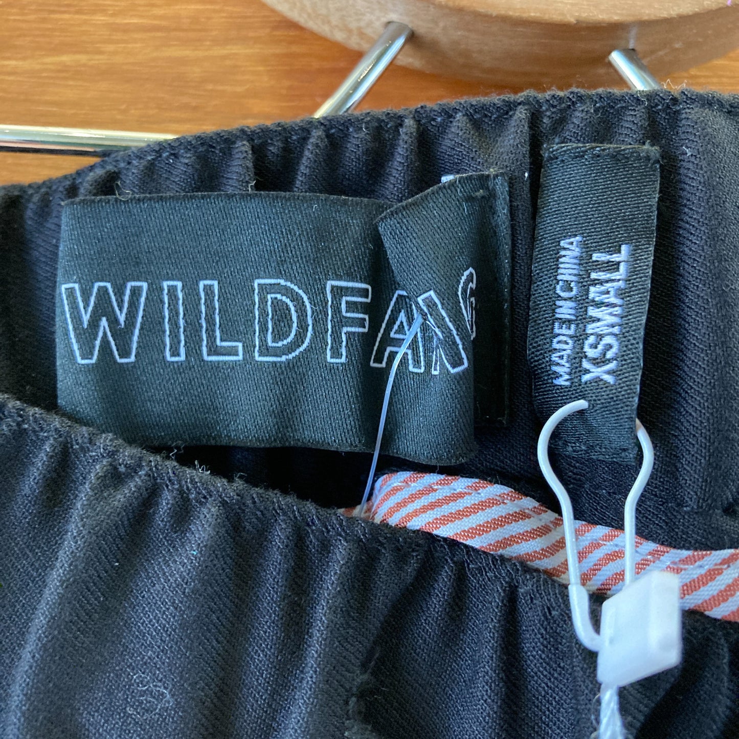 Wildfang NEW Black Empower Drawstring Pants - Size XS - 0125CD