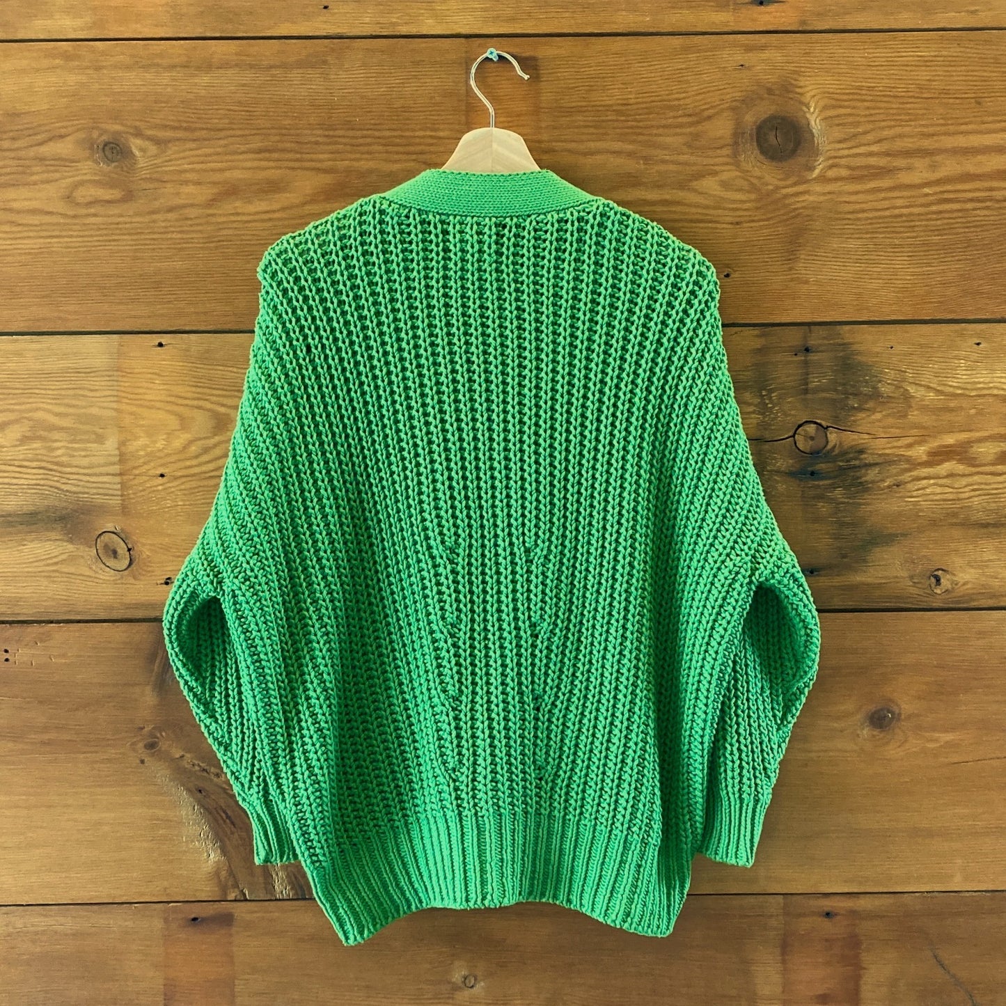 Babaa Wild Fern Cotton Button Up No 18 Cardigan Sweater - One Size - 0301JL