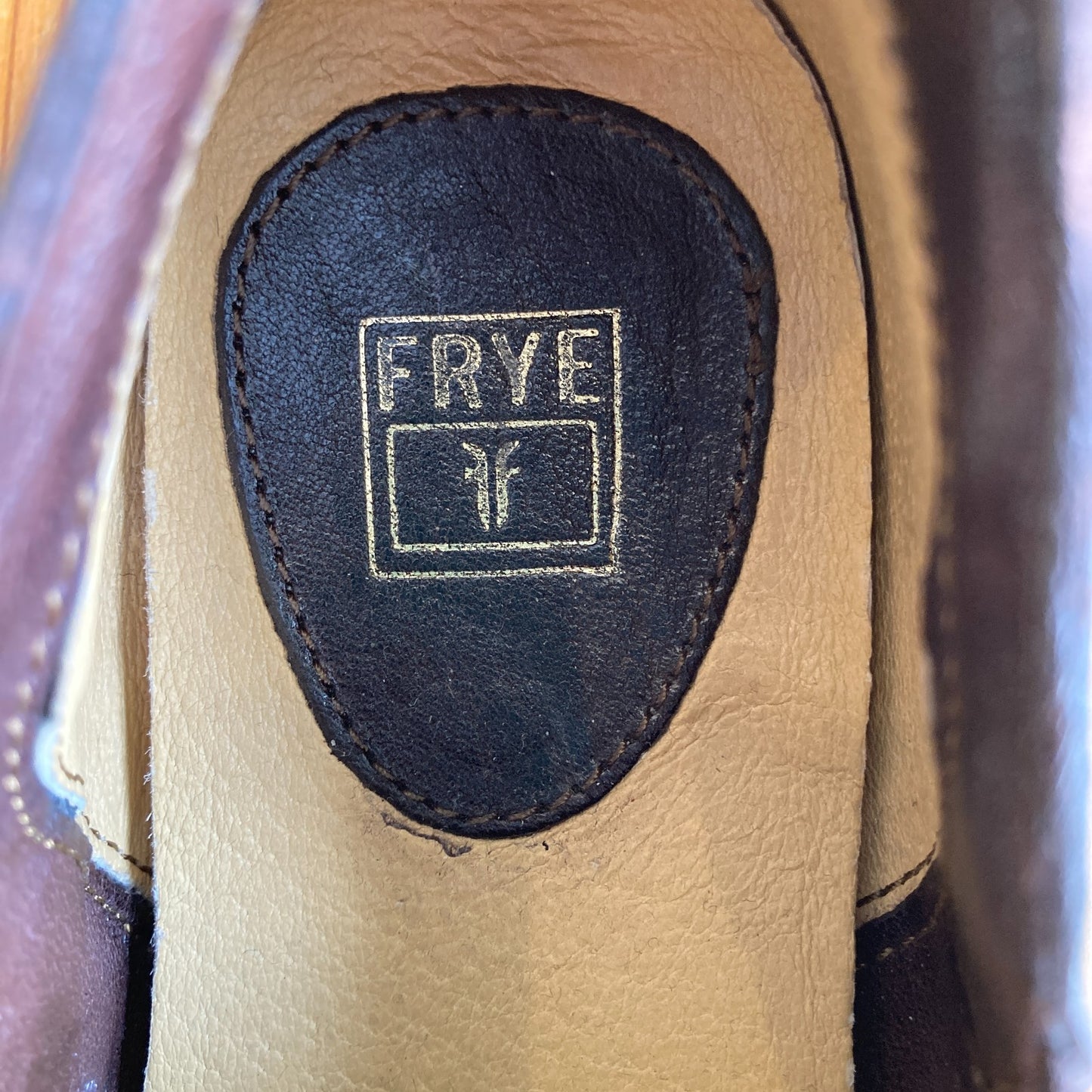 Frye Dark Brown Leather Slip-On Venetian Loafer Shoes - Size 7.5 - 0705SG
