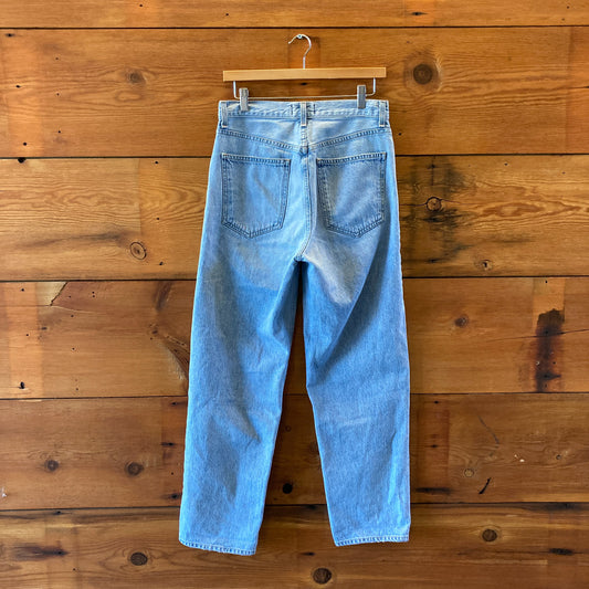 AGOLDE $198 Criss Cross Upsized Button Front Relaxed Jeans - Size 25 - 0607AB