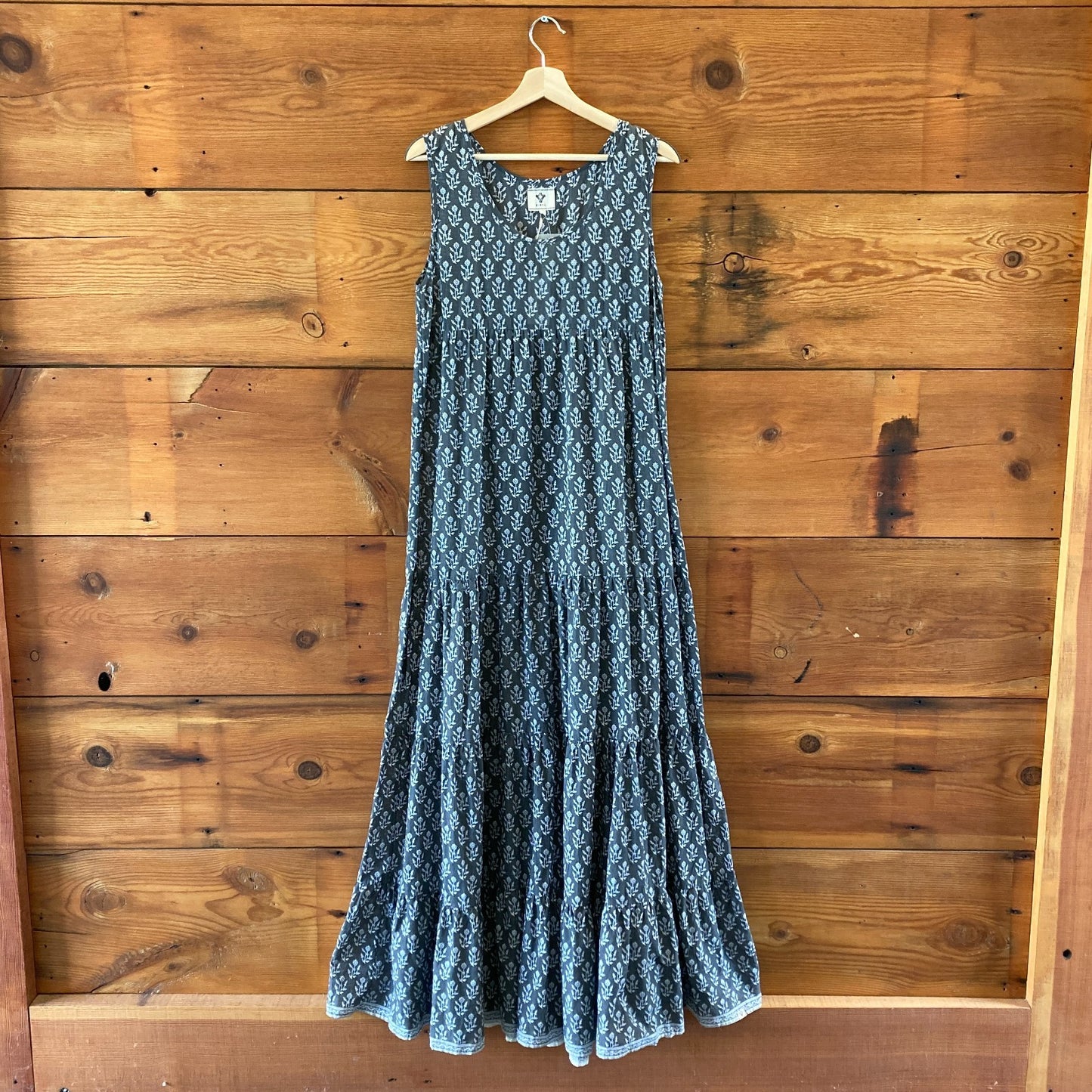 Bsbee $516 Alahambra Iron Floral Virginia Maxi Dress - Size M - NEW - 4427SC