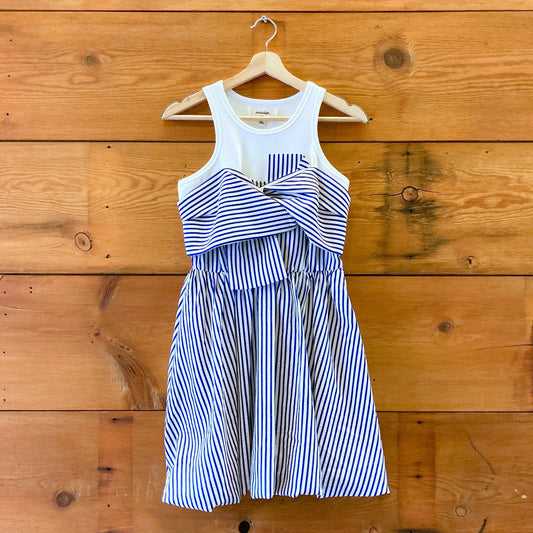 Porridge Anthropologie Striped Twofer Bubble Hem Mini Dress - Size XS - 1220MM