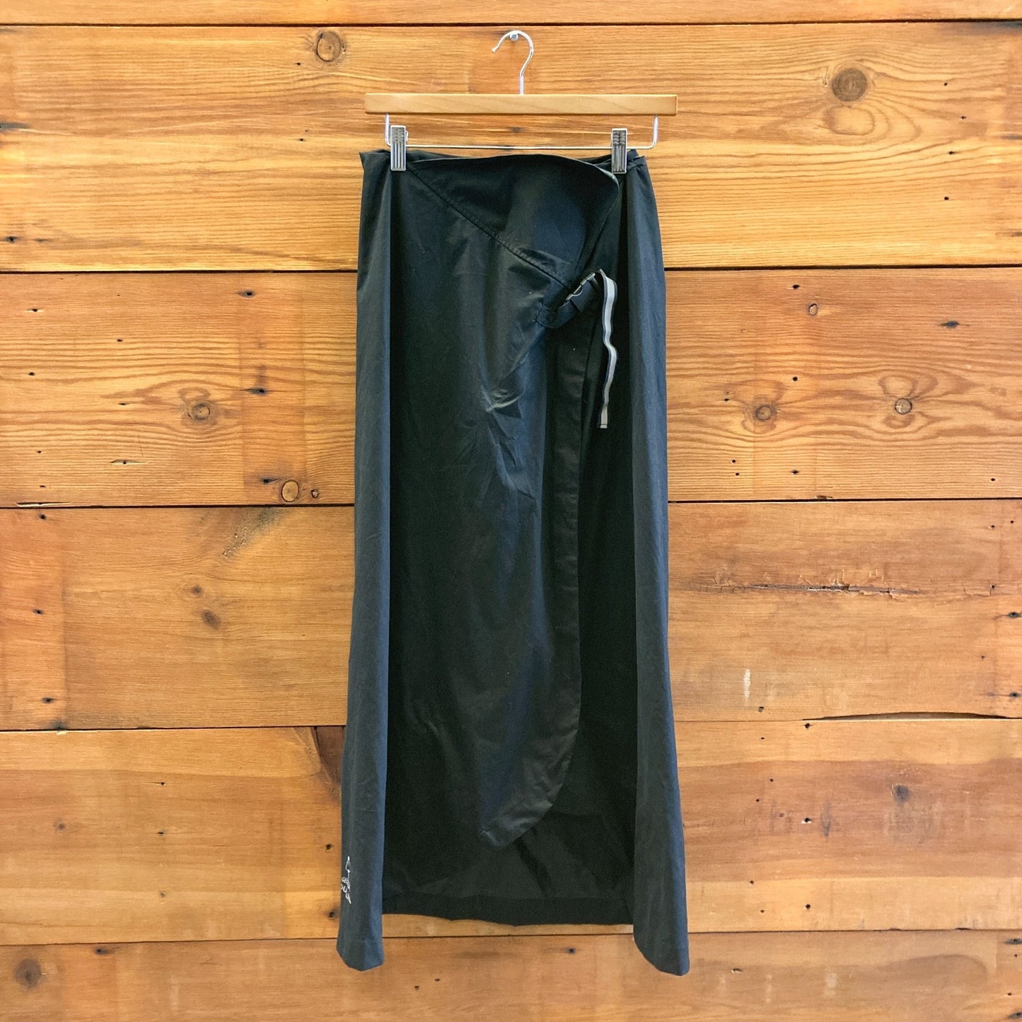 M - Georgia in Dublin Black Cycling Waterproof Rainwrap Wrap Skirt 0921HG