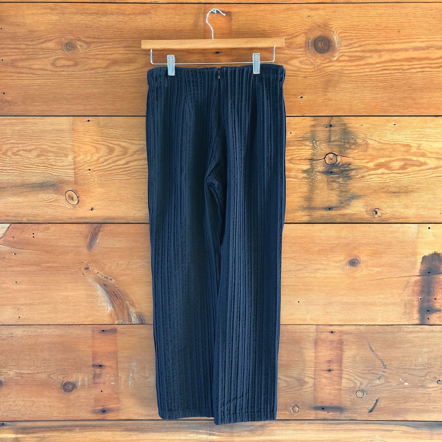 36 / S - Paloma Wool Navy Blue Unique Pocket High Waisted Slim Pants 0509GF